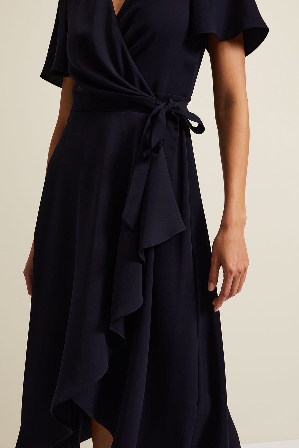 Phase Eight Phase Eight Women's Julissa Wrap Midi Dress in Dark Navy - 4