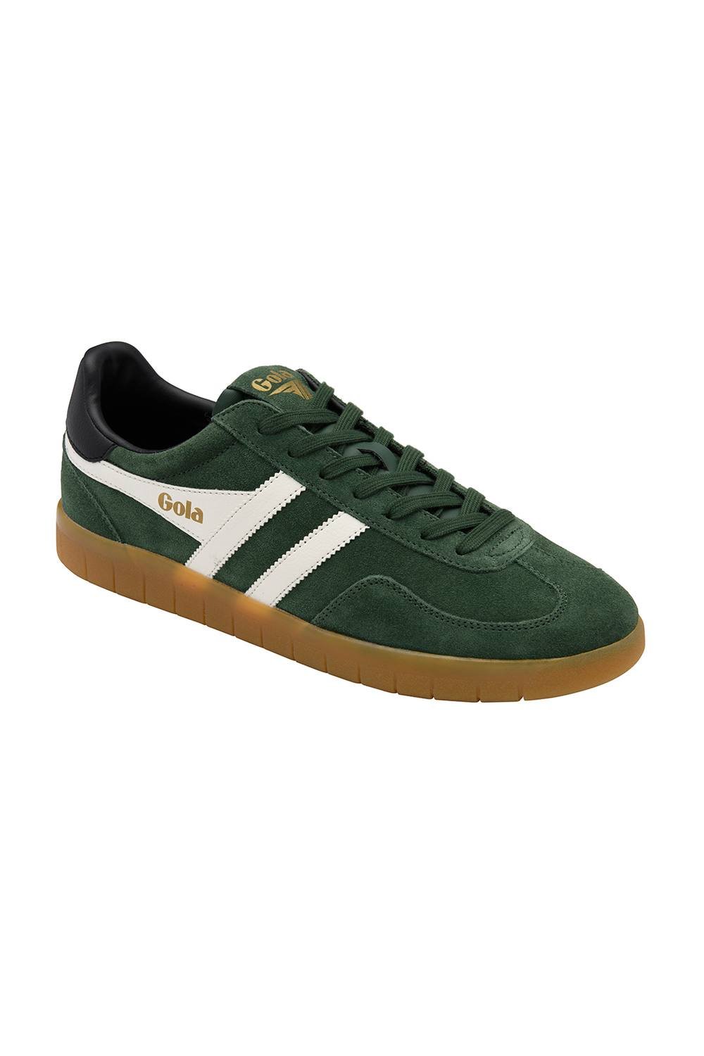 Gola Classics Gola Classics Men's 'Atlas' Suede Lace-Up Trainers in Green - 3