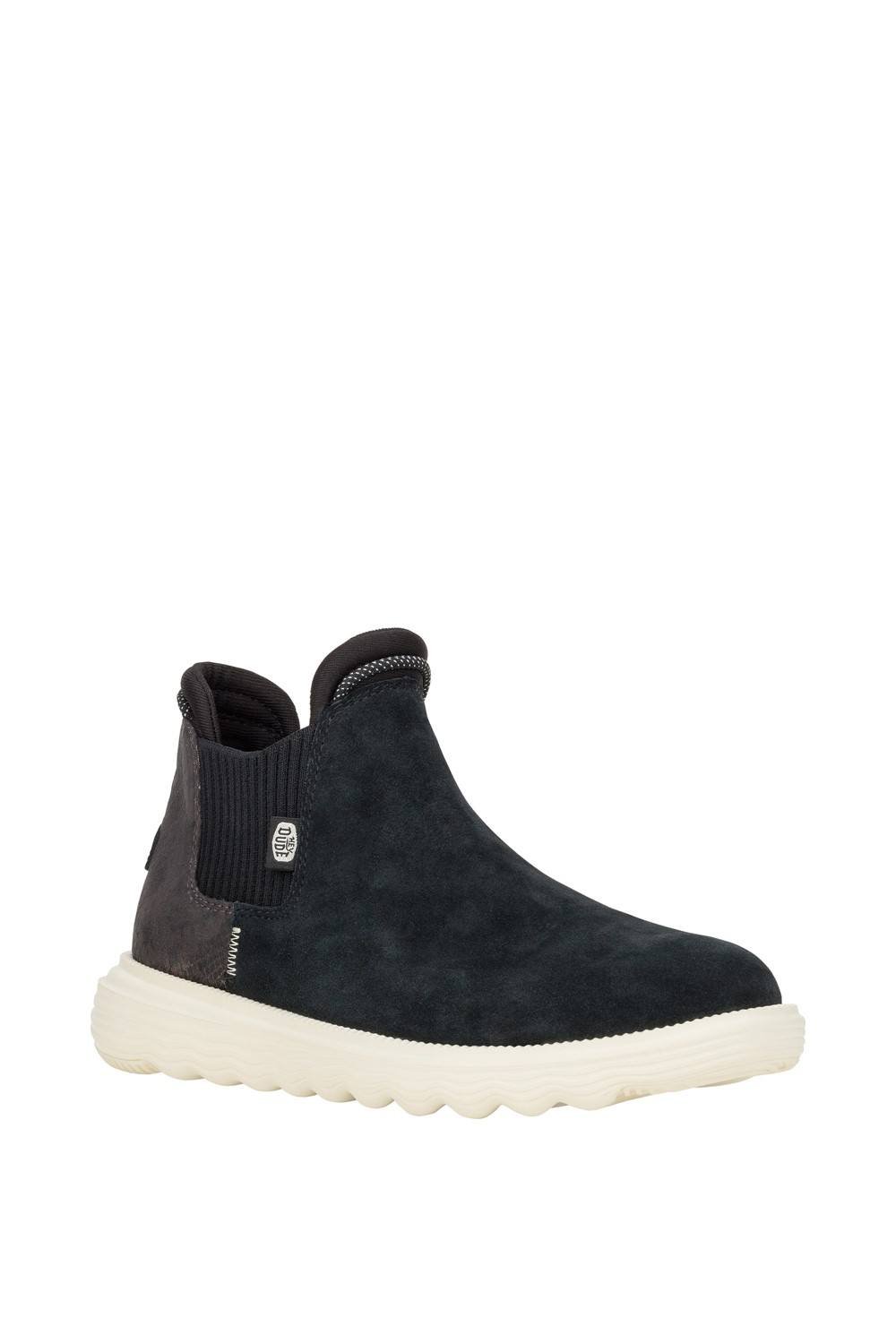 HEYDUDE HEYDUDE Women's Branson Suede Novelty Ankle Boots in Black - 3