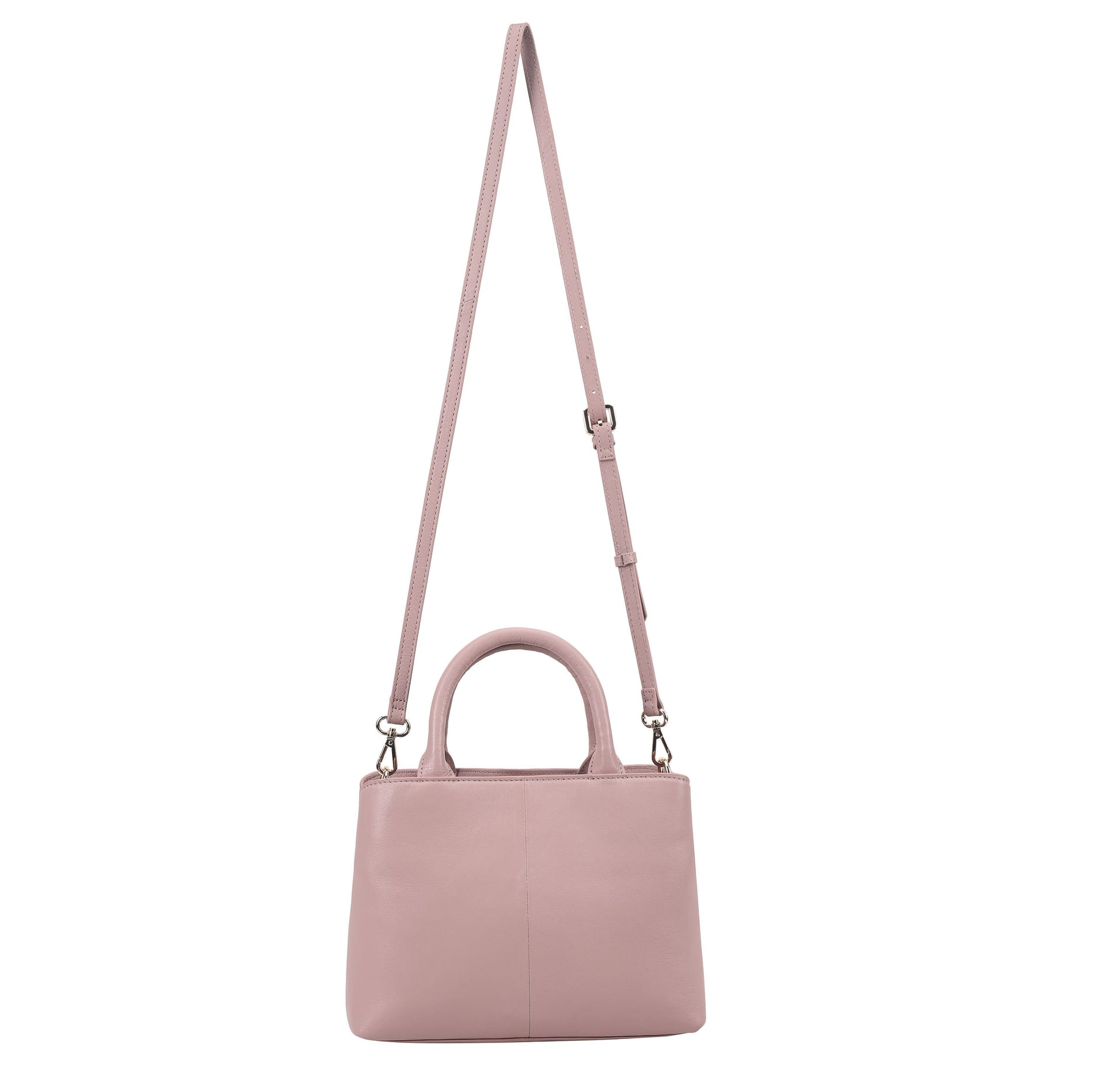 Paul Costelloe Paul Costelloe Women's Navarre Leather Multi Way Bag in Rose - 4