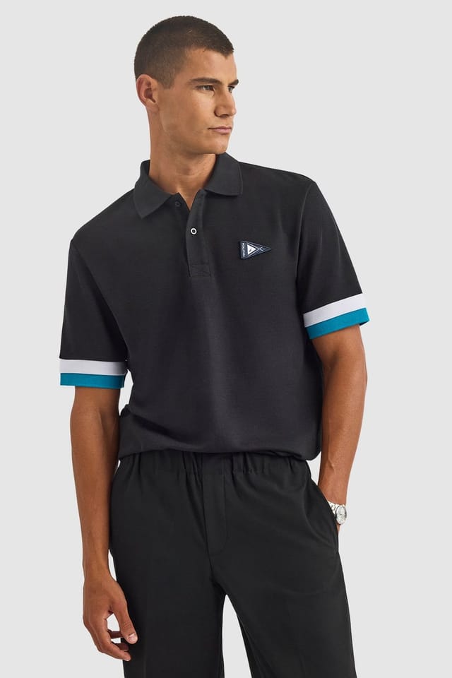 Nautica Nautica Men's Keanu Polo Shirt in Black - 3