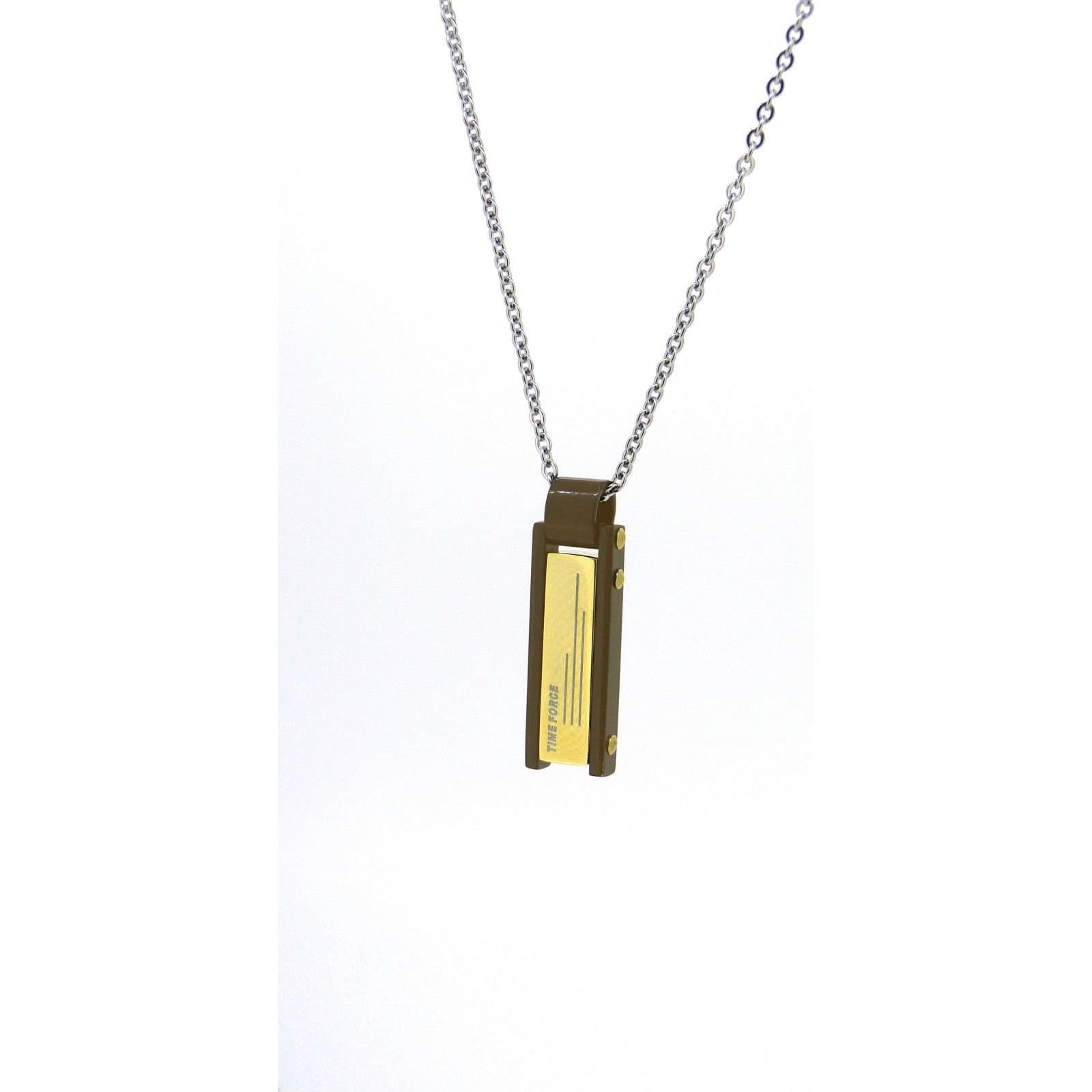 Time Force Time Force Men's TS5091CS Necklace in Silver