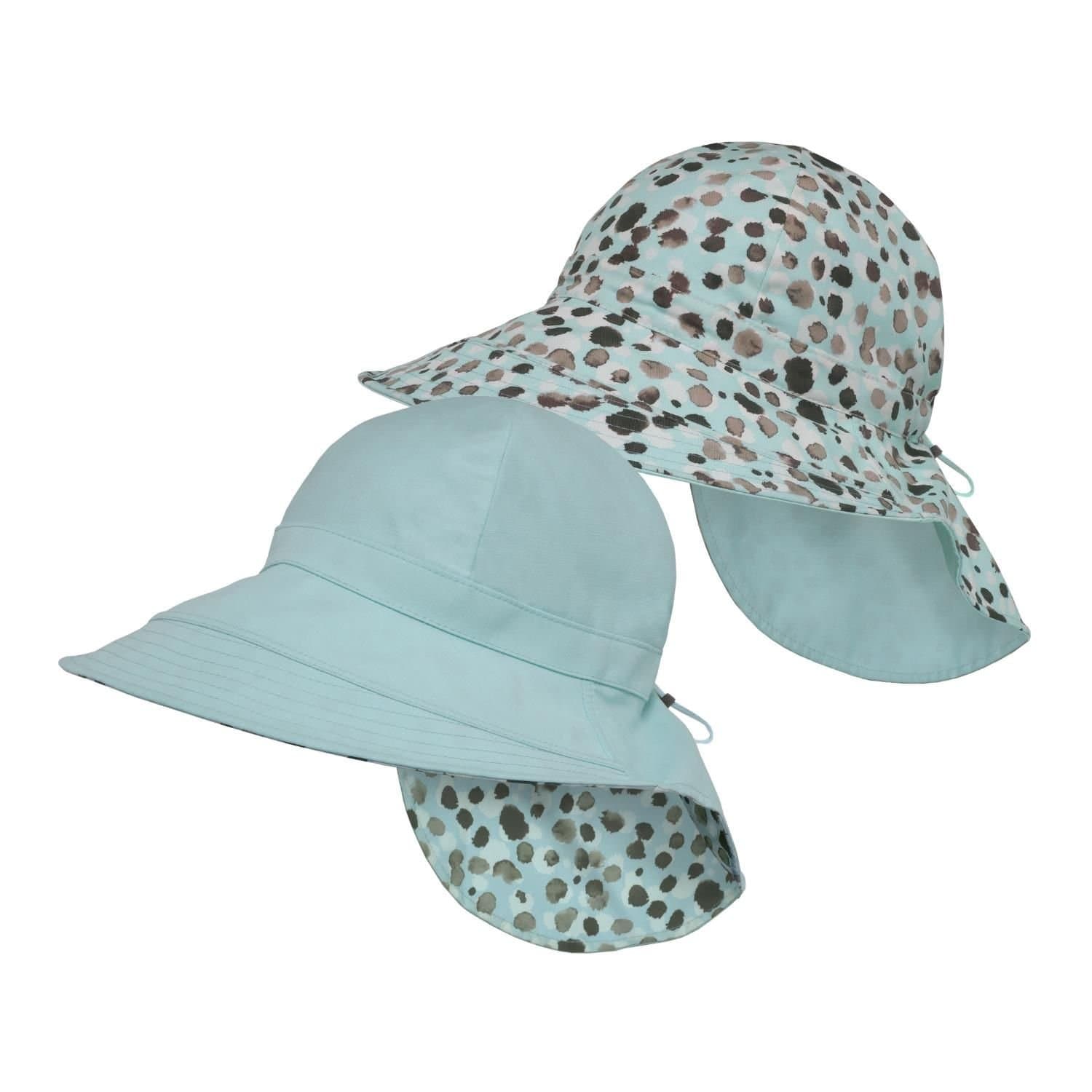 Sunday Afternoons Sunday Afternoons Women's 'Natural Blend' Reversible UPF 50+ Sun Hat With Neck Cape in Blue