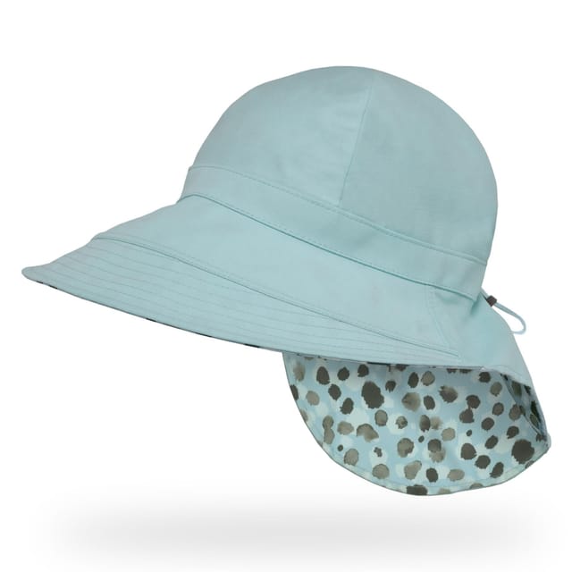 Sunday Afternoons Sunday Afternoons Women's 'Natural Blend' Reversible UPF 50+ Sun Hat With Neck Cape in Blue - 3