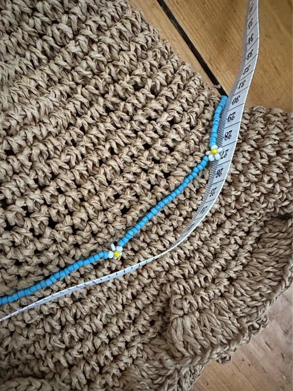 ASOS brown crochet straw bucket hat