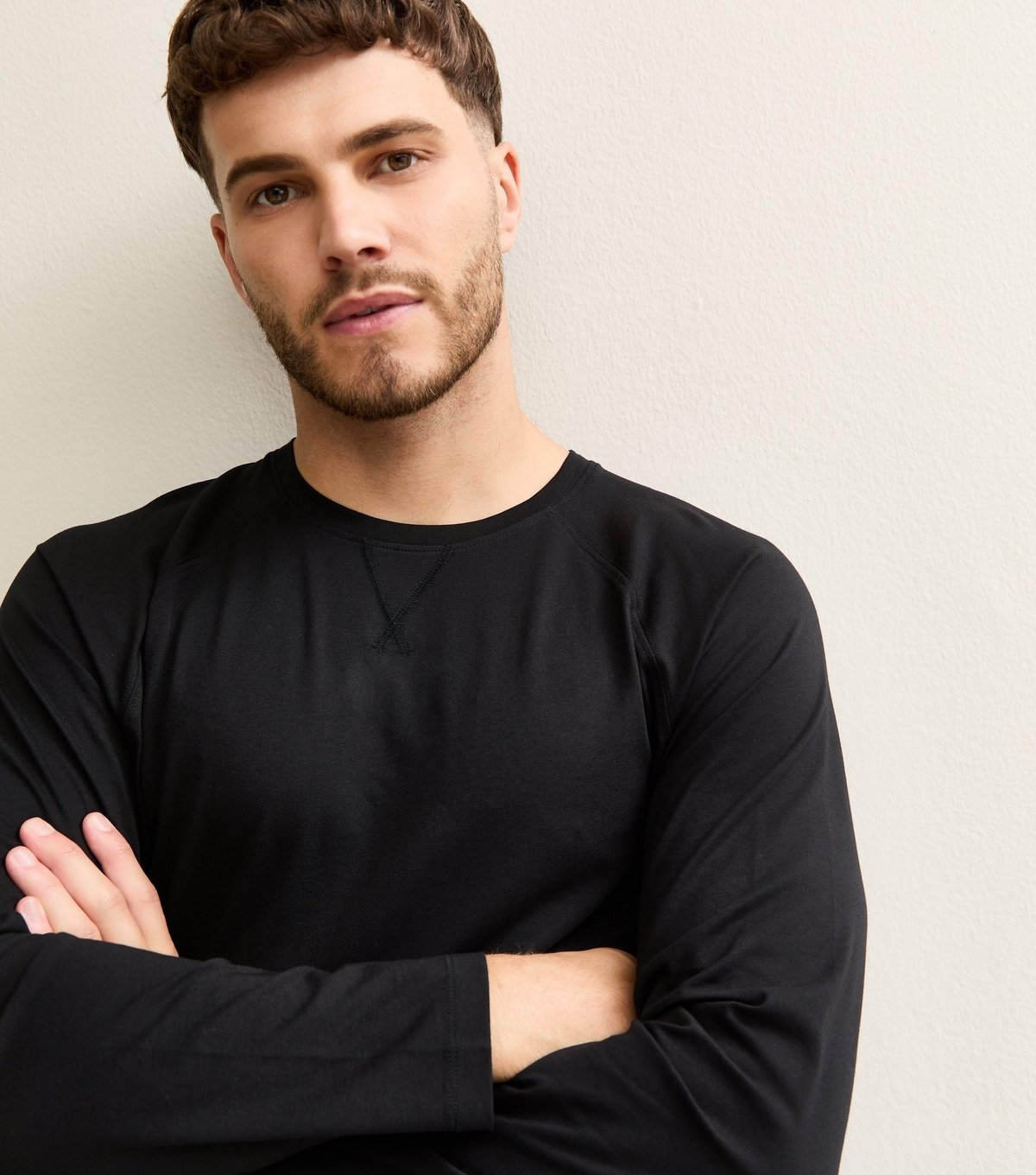 New Look Men's Black Slim Fit Pyjama Set New Look - 2