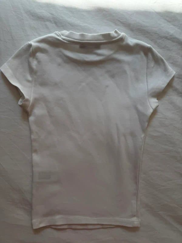 Bershka Bershka White T-Shirt, 10-12 years