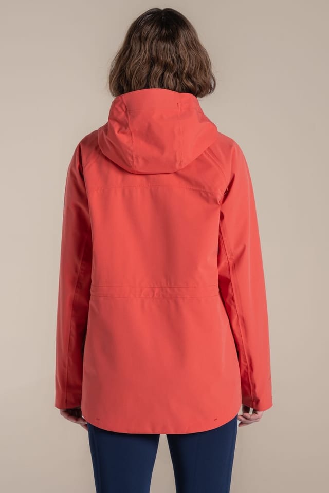 Craghoppers Craghoppers Women's Caldbeck Wind-Resistant AquaDry Waterproof Jacket in Dark Red - 2