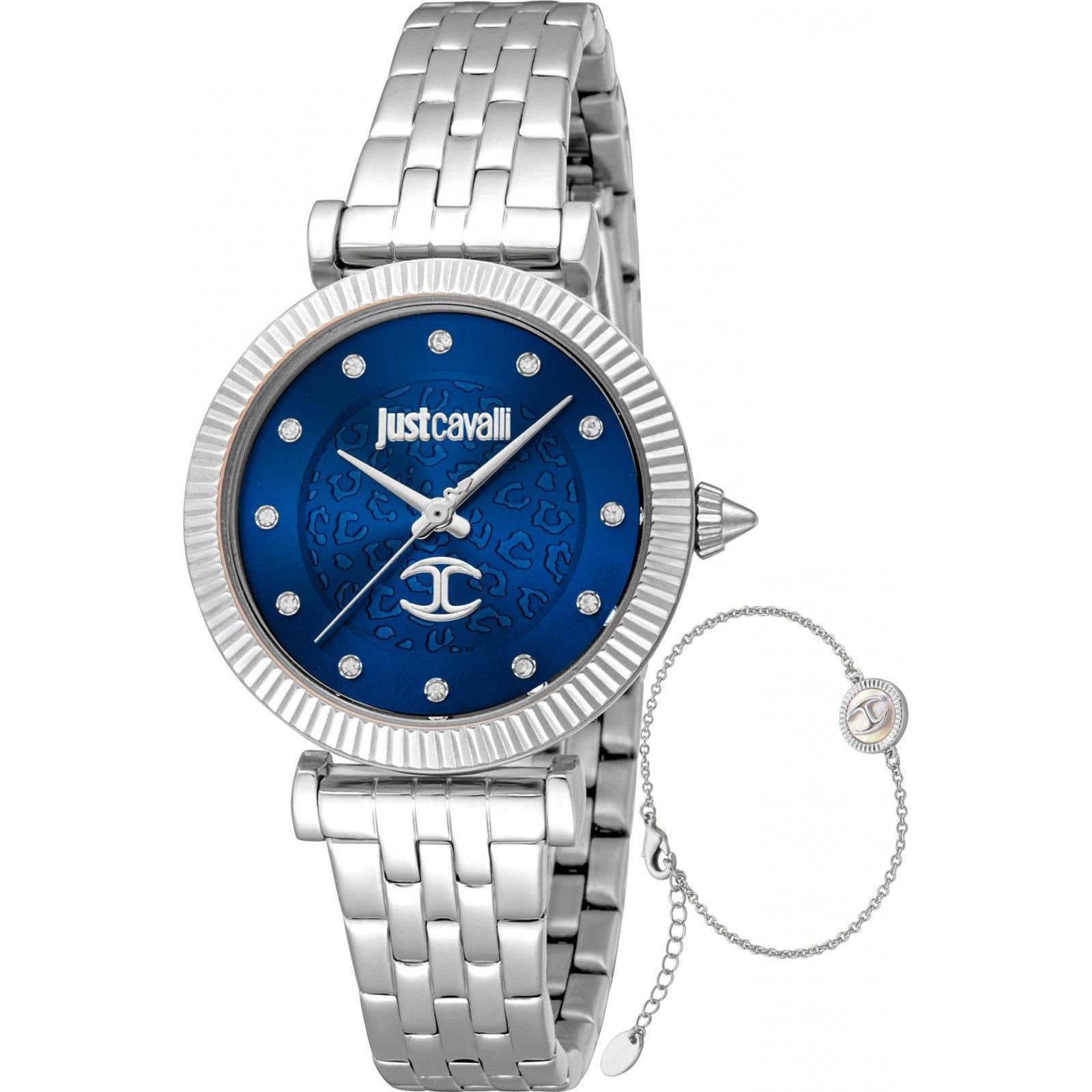 Just Cavalli Just Cavalli Women's JC1L266M0015 32mm Quartz Watch in Silver