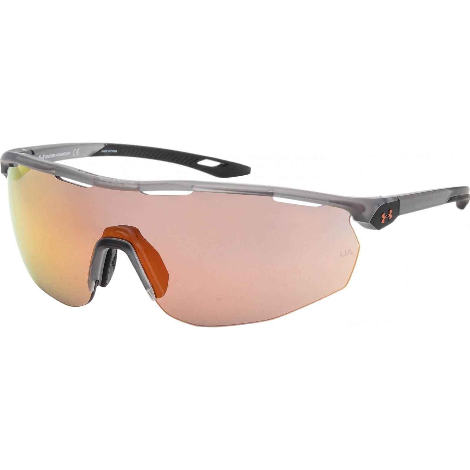 Under Armour Under Armour Men's MF59889175 Visor/Wrap Sunglasses in Grey