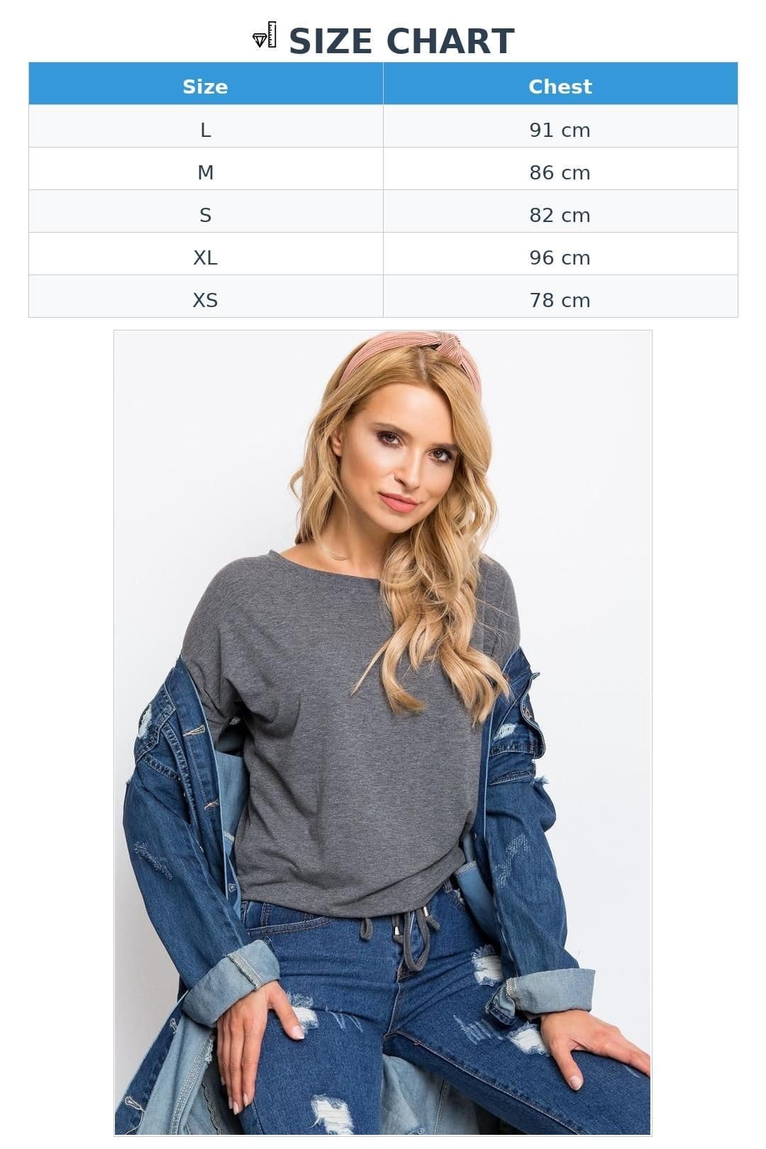 Love Lace Love Lace Women's Straight Cut Long Sleeve Blouse With Tie Hem Style 161426 in Grey - 4