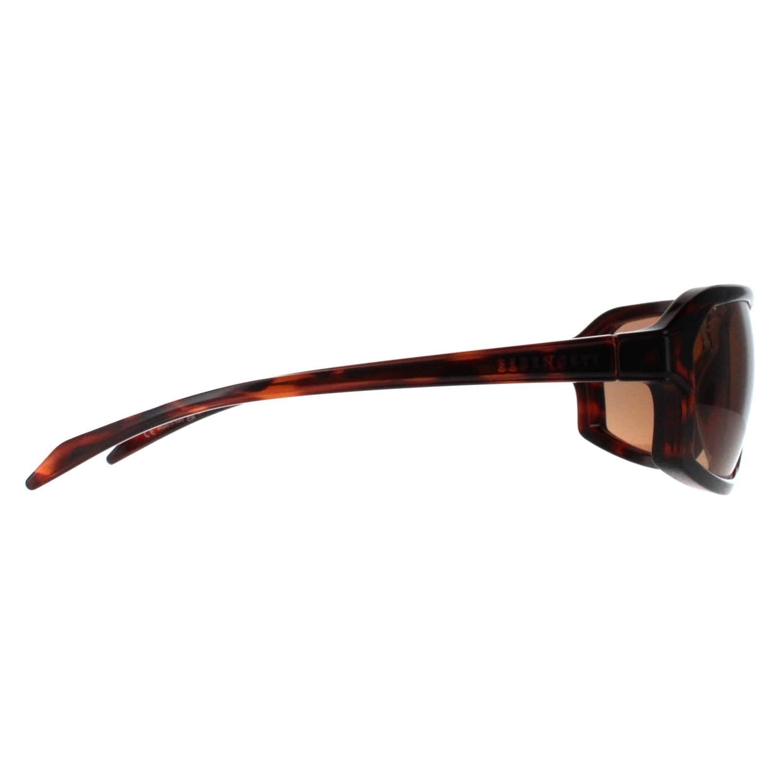 Serengeti Serengeti Men's Wrap Shiny Tortoise Saturn Drivers Polarized Hext in Brown - 4