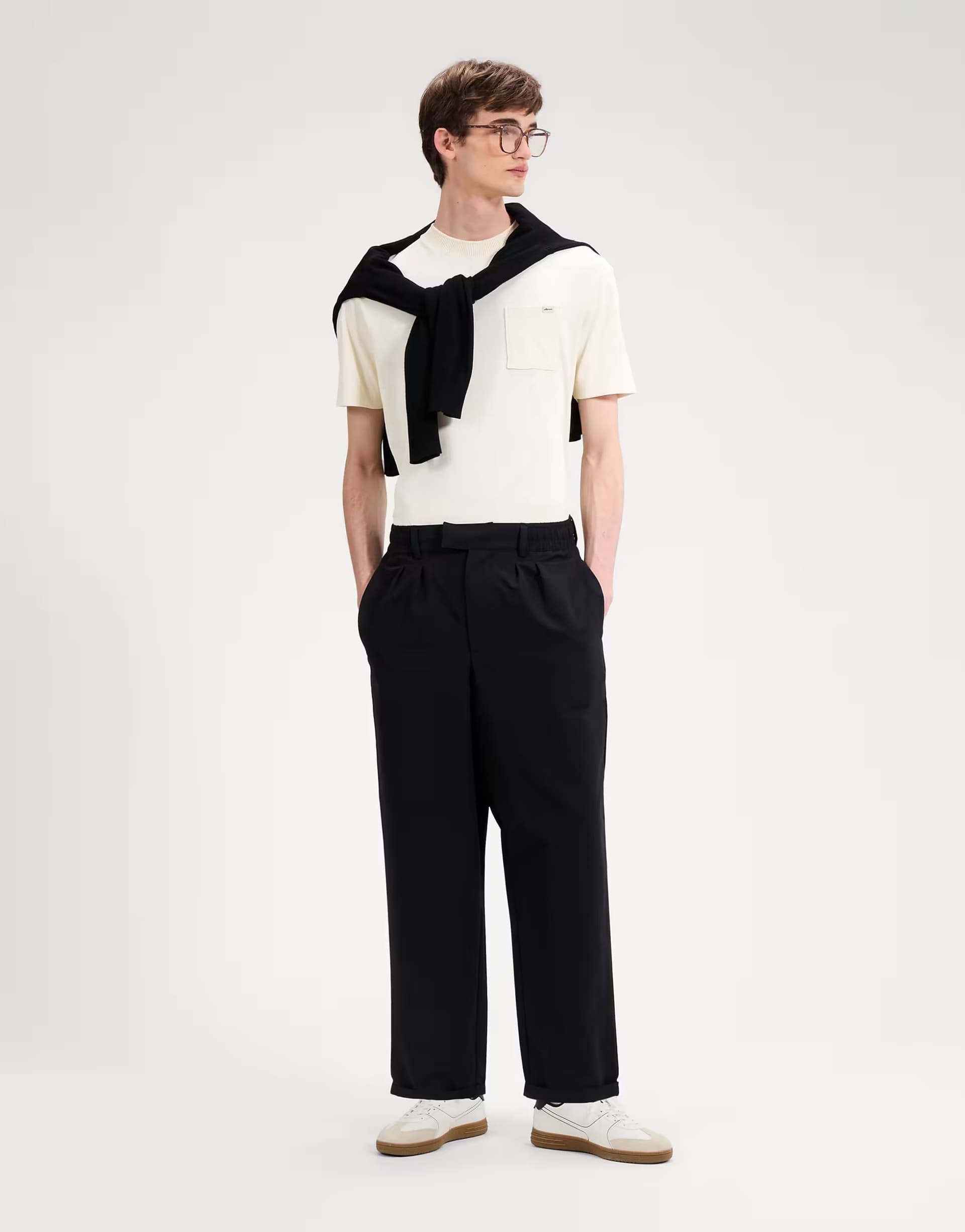 ASOS ASOS Ellesse Baveno Black Trousers