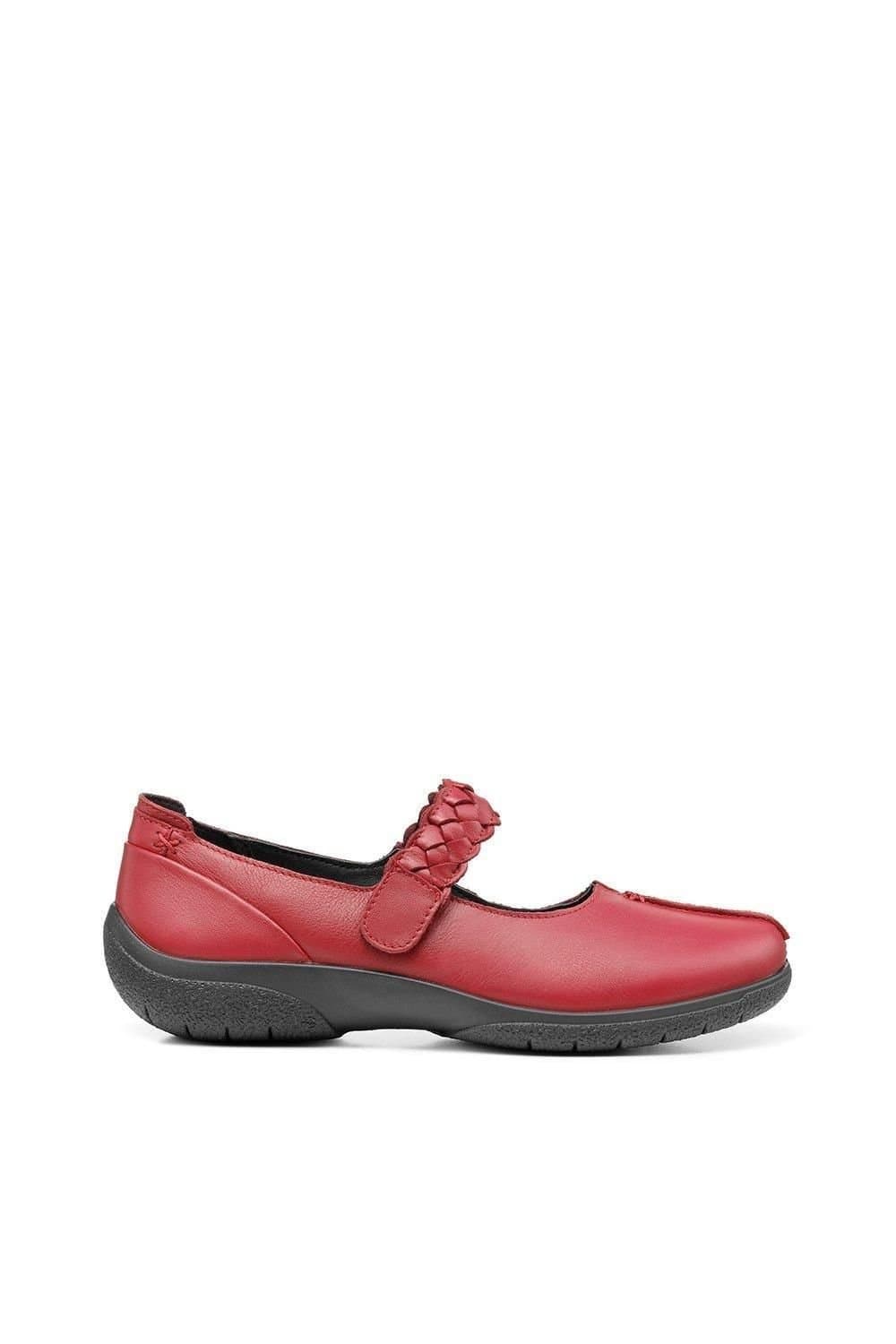 Hotter Hotter Women's Wide Fit 'Shake II' Mary Janes in Red