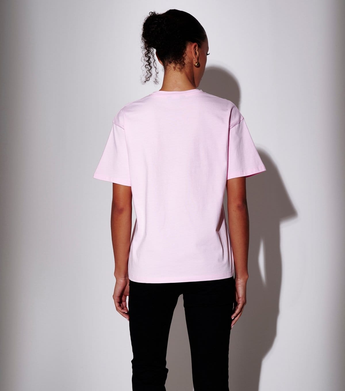 South Beach Women's Light Pink Self Love Oversized T-Shirt South Beach New Look - 4