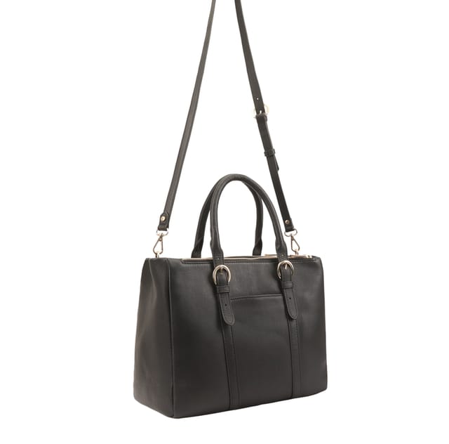 Paul Costelloe Paul Costelloe Women's Salween Leather Multi Way Bag in Black - 2