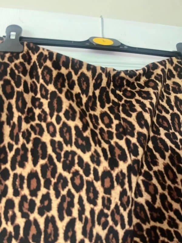 New Look Flare animal print trouser