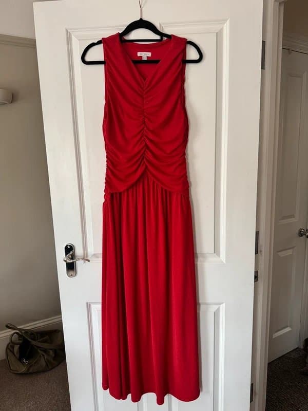 Topshop Topshop red maxi dress