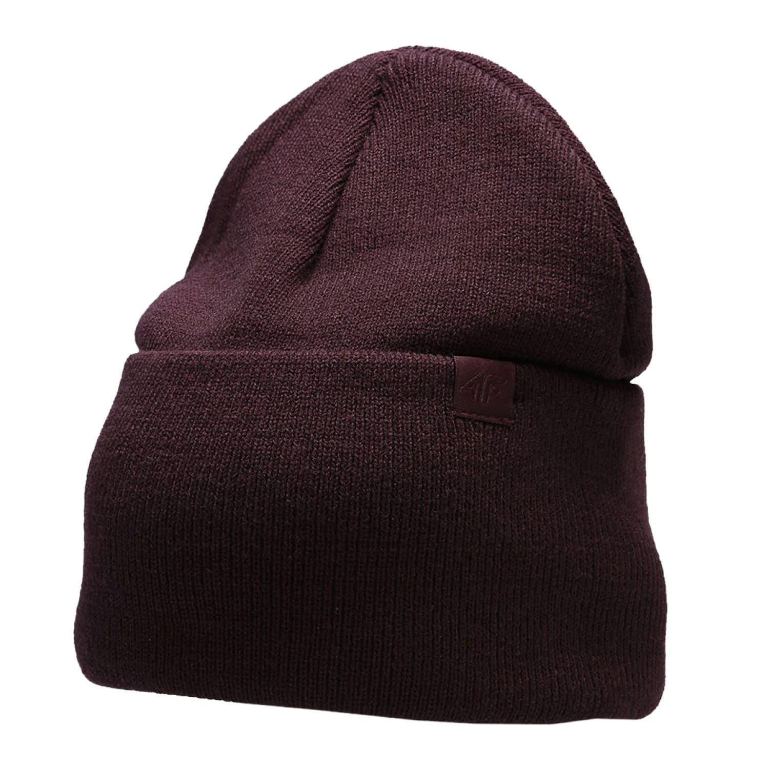 4F 4F Men's H4Z22CAM00560S Beanie in Red