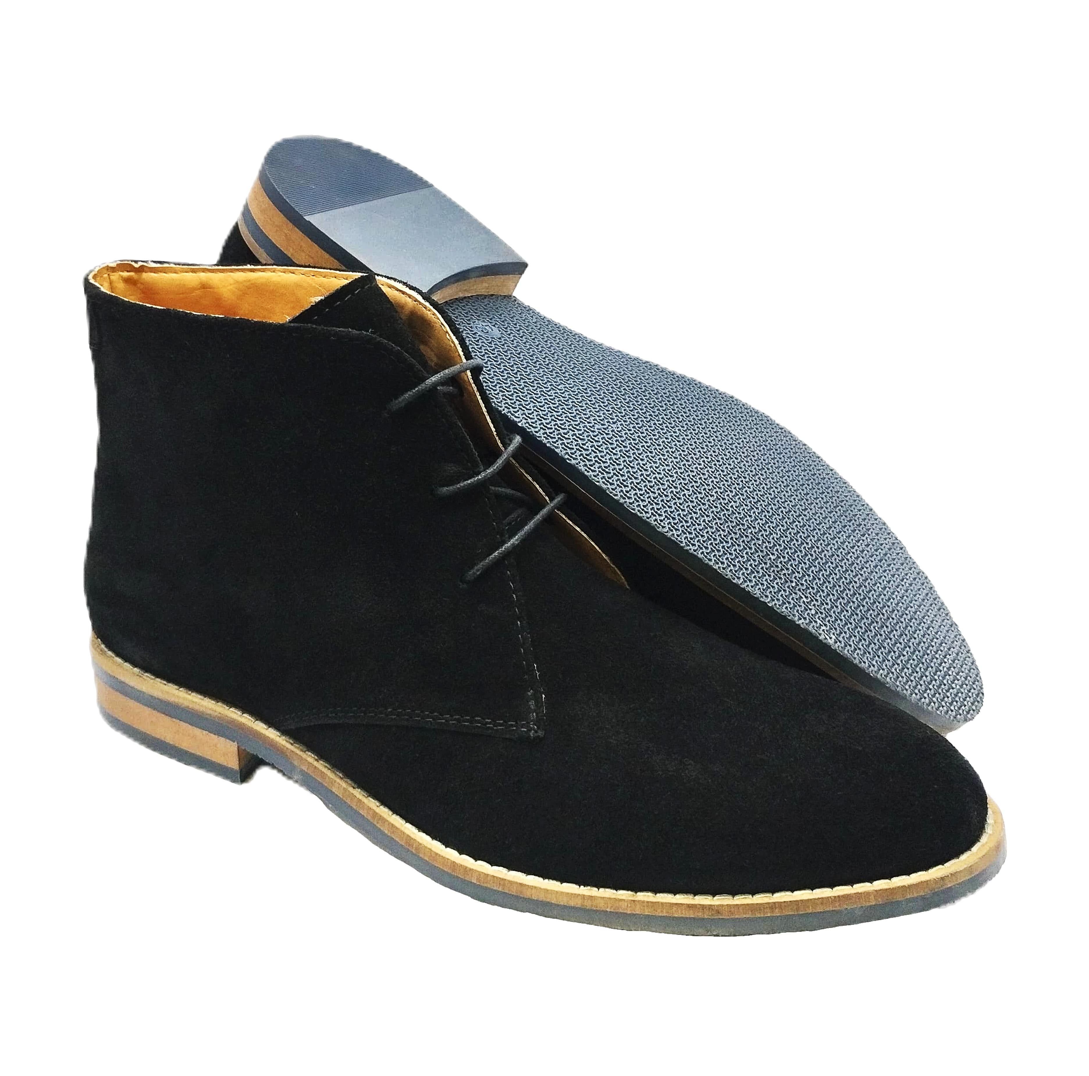 LB COMFORT LB COMFORT Men's Monty Leather Boots in Black - 3