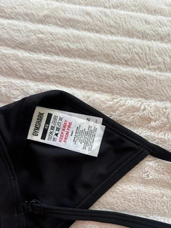 Gymshark Gymshark black Minimal Halter neck Sports Bra