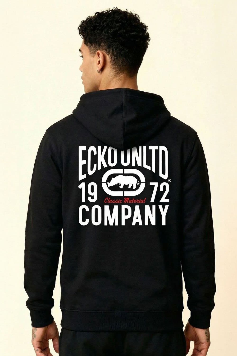 Ecko Untld. Ecko Untld. Men's Classic Material Hoodie in Black