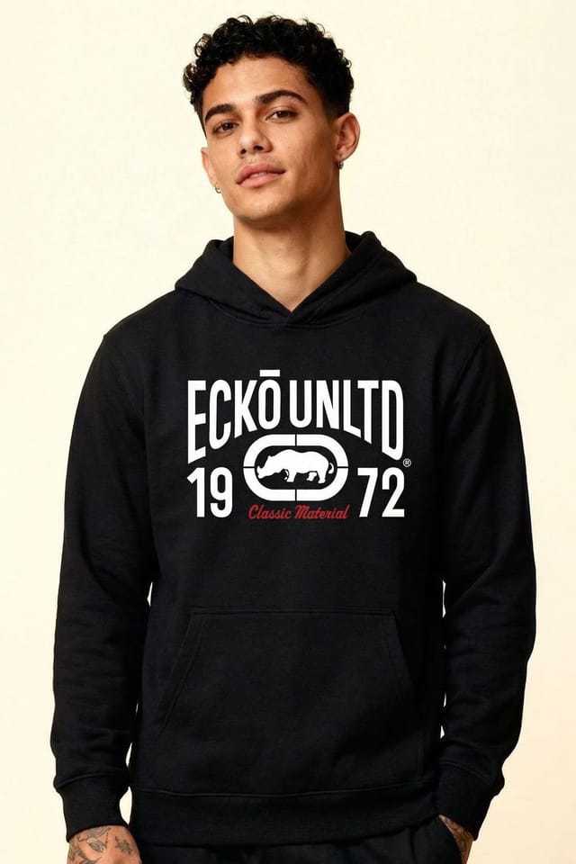 Ecko Untld. Ecko Untld. Men's Classic Material Hoodie in Black - 2