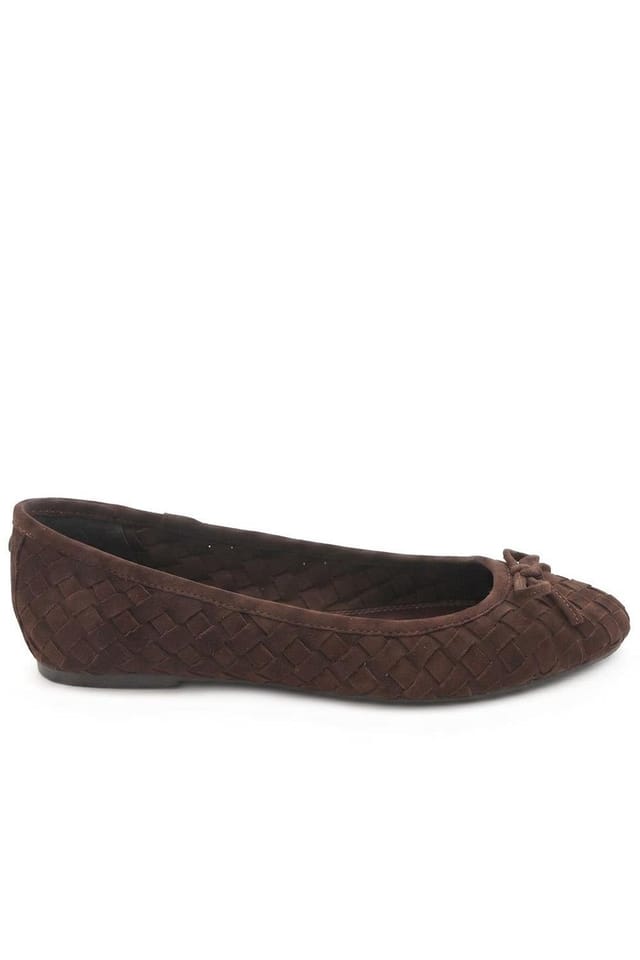 Jones Bootmaker Jones Bootmaker Women's Orta Leather Woven Pumps in Brown - 2