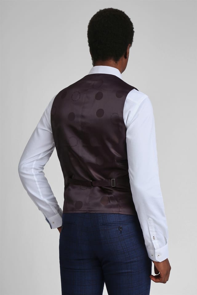 Ted Baker Ted Baker Men's Slim Fit Suit Waistcoat in Indigo - 2
