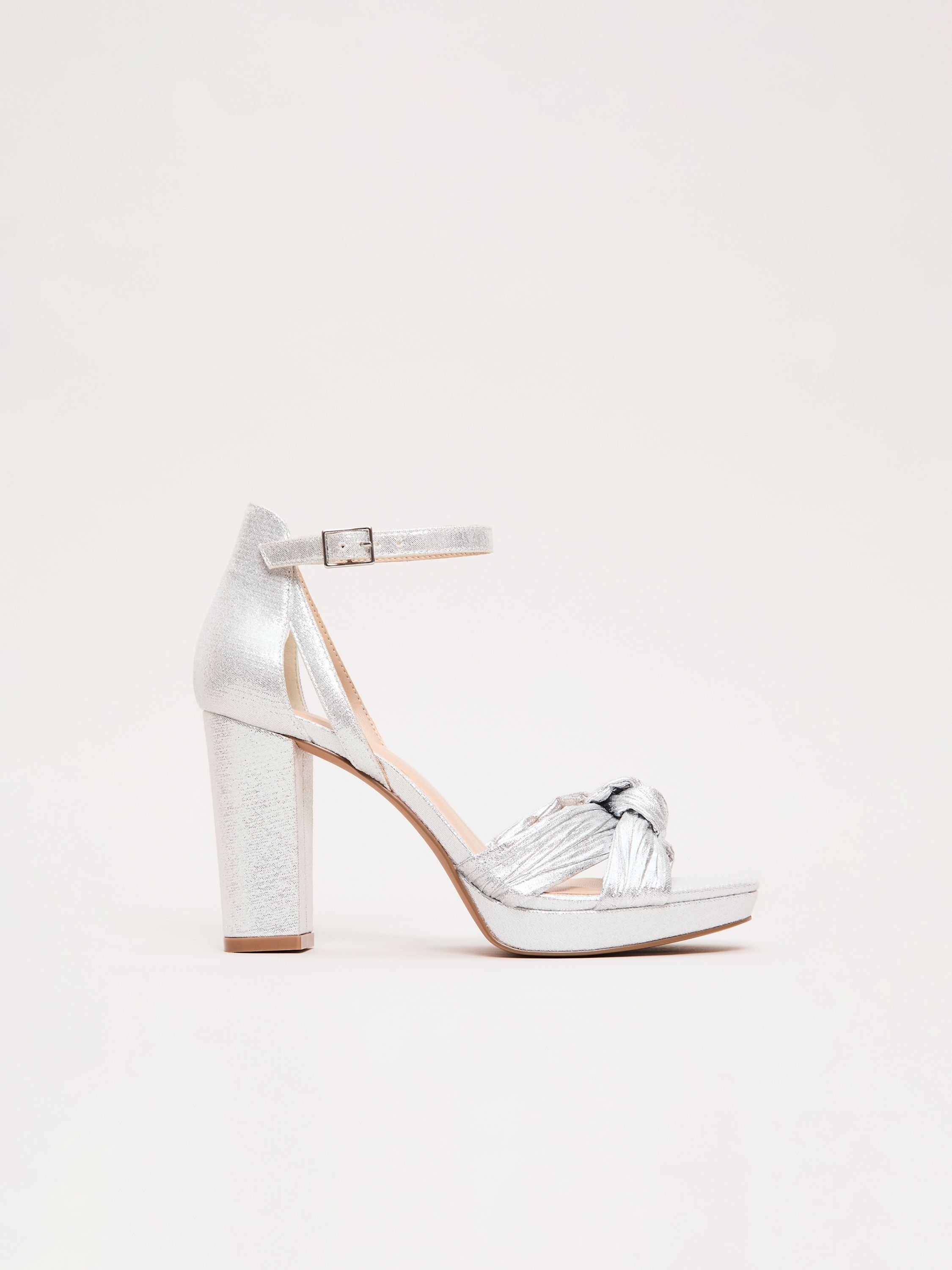 Phase Eight Phase Eight Women's Platform Sandals in Metallic Silver - 2