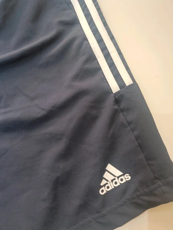 Adidas Navy 3 Stripe Swim Shorts for Women