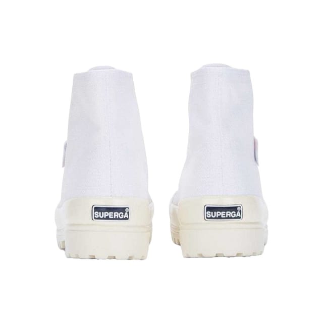 Superga Superga Men's 2341 Alpina Shiny Gum High Top Trainers in White - 2