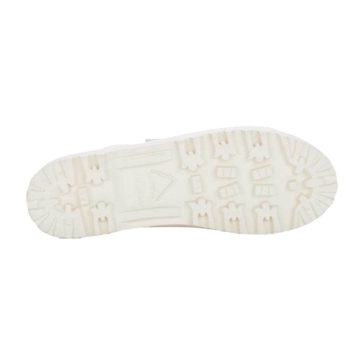 Superga Superga Men's 2341 Alpina Shiny Gum High Top Trainers in White - 4