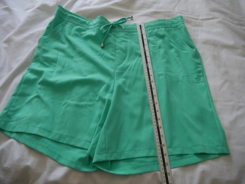 TU Premium 100% Linen Floral Shorts UK 22 Mustard Yellow Tropical Summer Belted