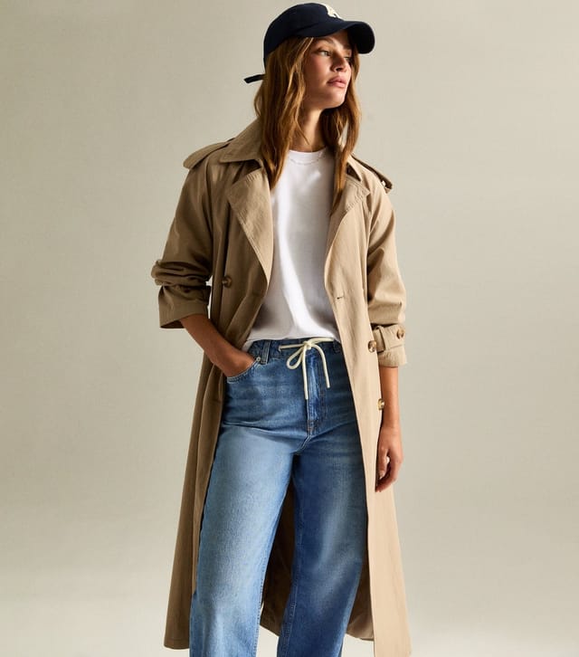 New Look Women's Blue Drawstring Waist Wide Leg Jeans New Look - 2