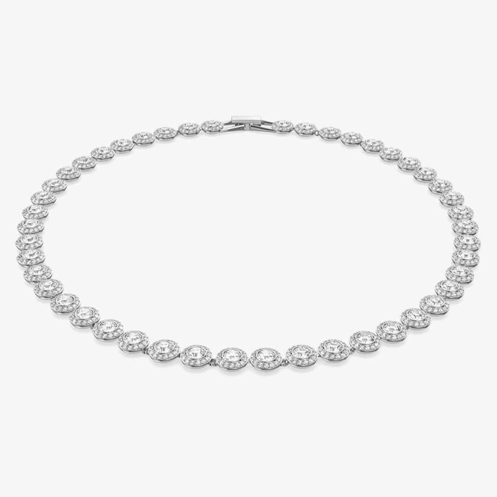 Swarovski Swarovski Women's Angelic All Round Crystal Necklace 5117703 in Silver