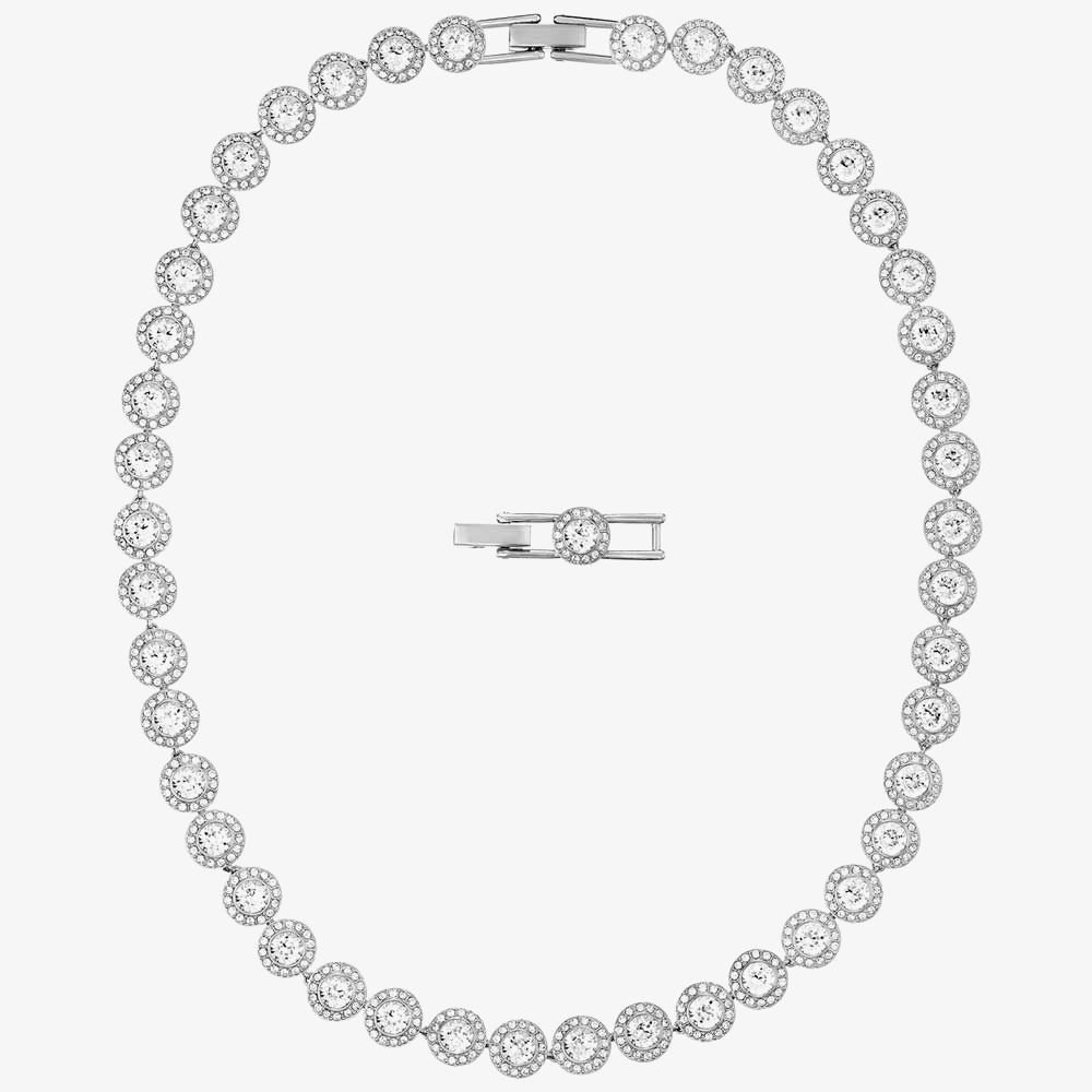 Swarovski Swarovski Women's Angelic All Round Crystal Necklace 5117703 in Silver - 3