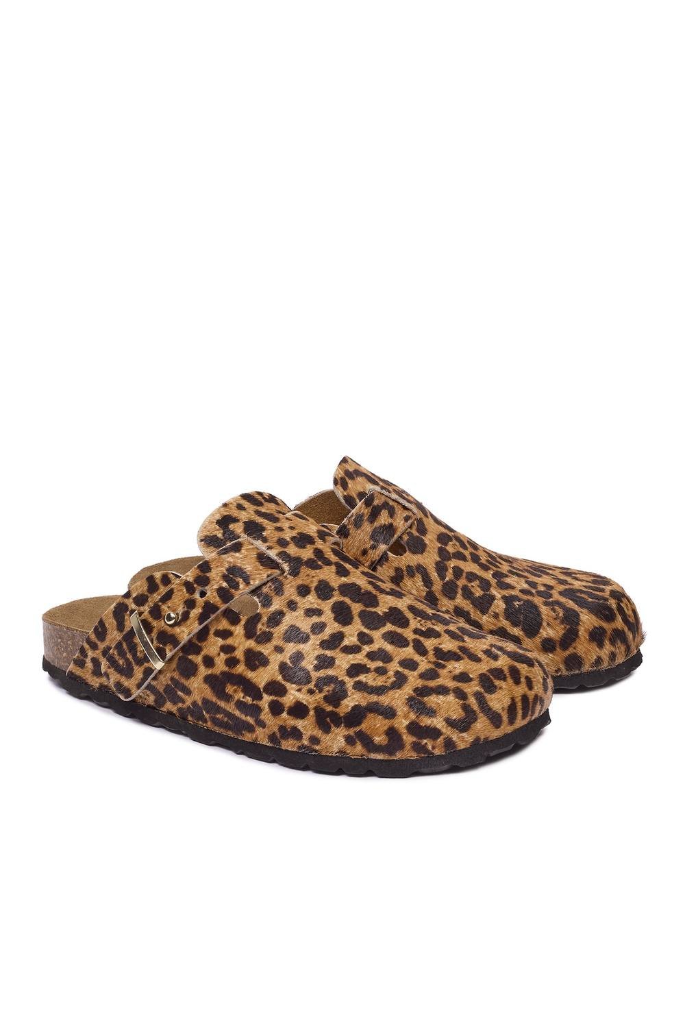 Celtic & Co Celtic & Co Women's Stud Buckle Strap Clog in Light Tan - 2