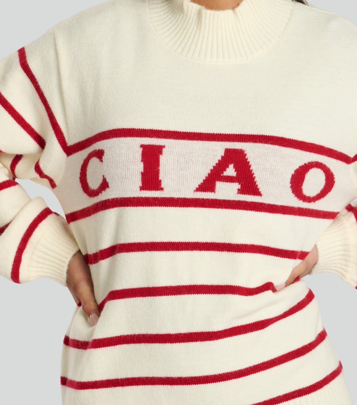 South Beach Women's Cream Ciao Striped Jumper South Beach New Look - 4