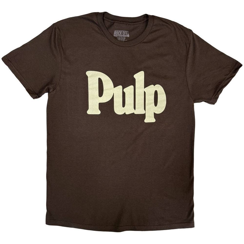 Pulp Pulp Men's Logo T-Shirt in Brown - 4