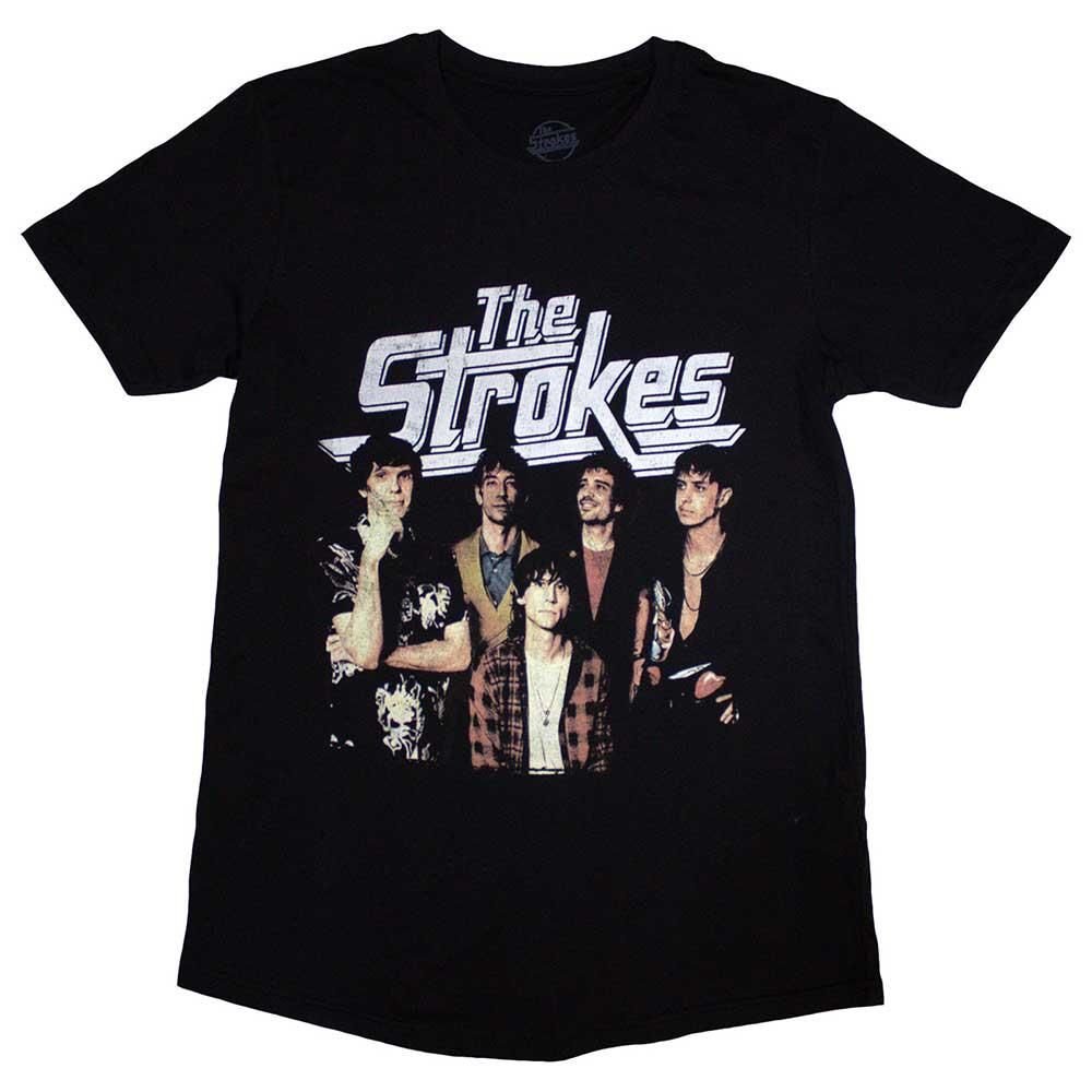 The Strokes The Strokes Men's Band Photo T-Shirt in Black - 2