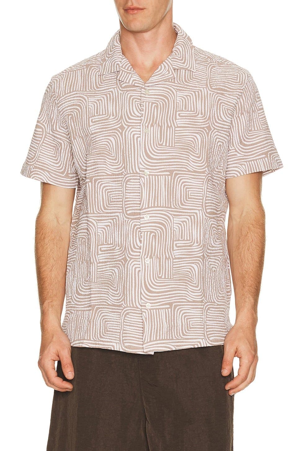 revolve Castaway Textured Camp Shirt