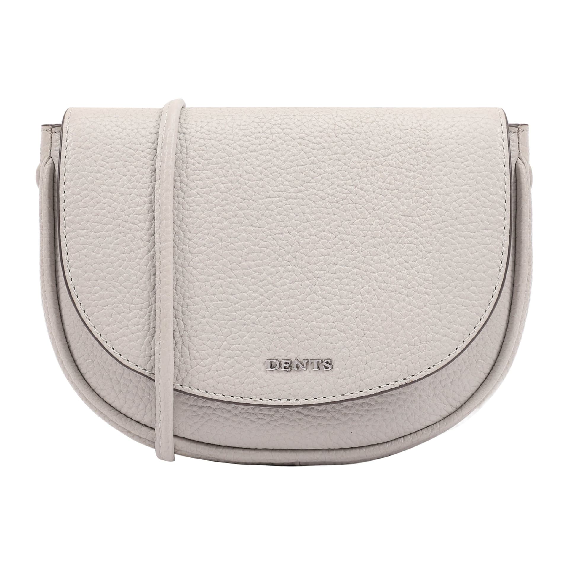 Dents Dents Women's Halona Leather Cross Body Bag in Grey