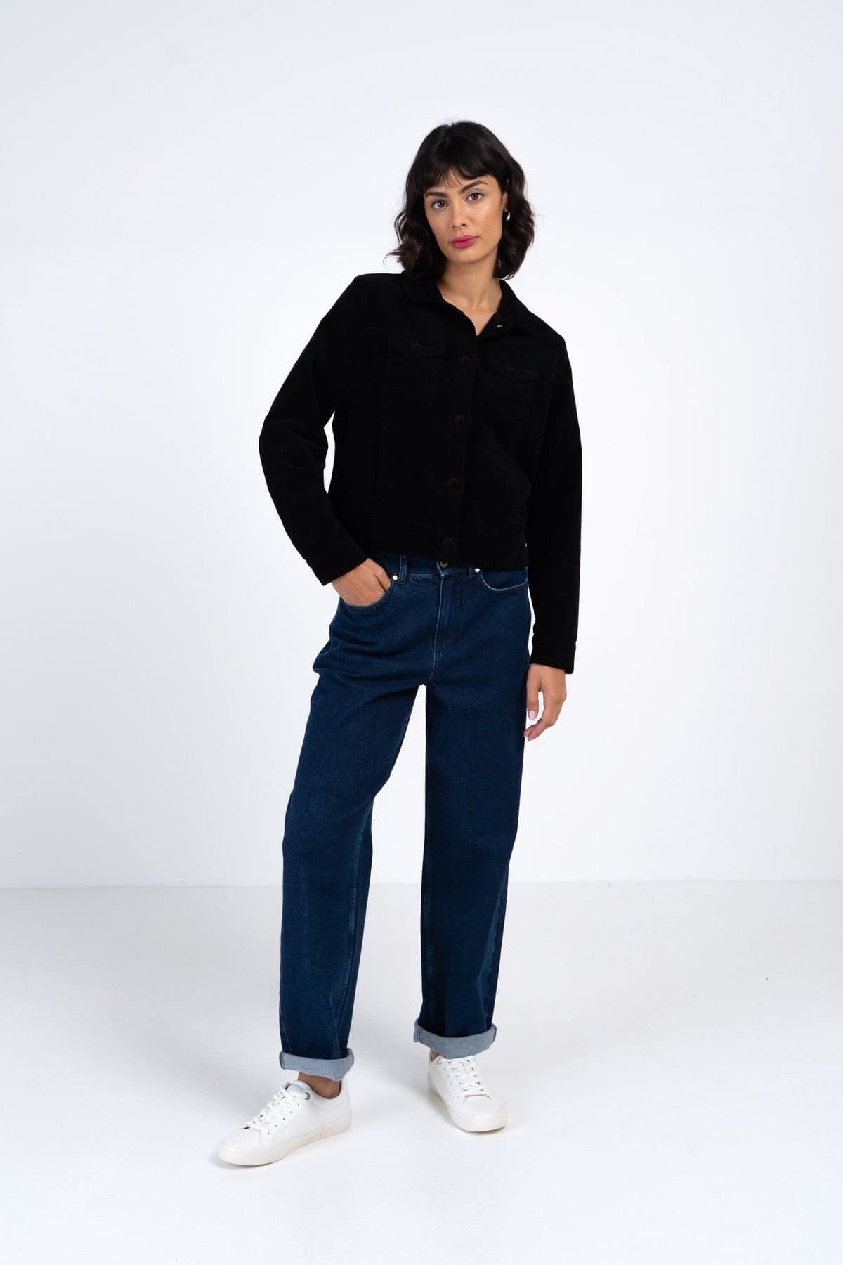 Kettlewell Kettlewell Women's Vera Velvet Jacket in True Black
