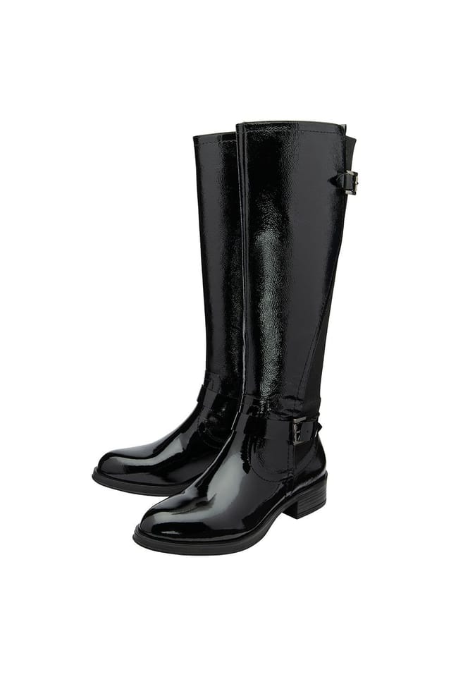 Ravel Ravel Women's 'Eildon' Leather Knee-High Boots in Black - 2