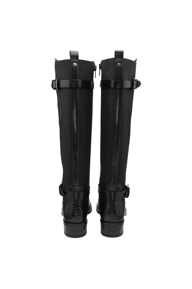 Ravel Ravel Women's 'Eildon' Leather Knee-High Boots in Black - 3