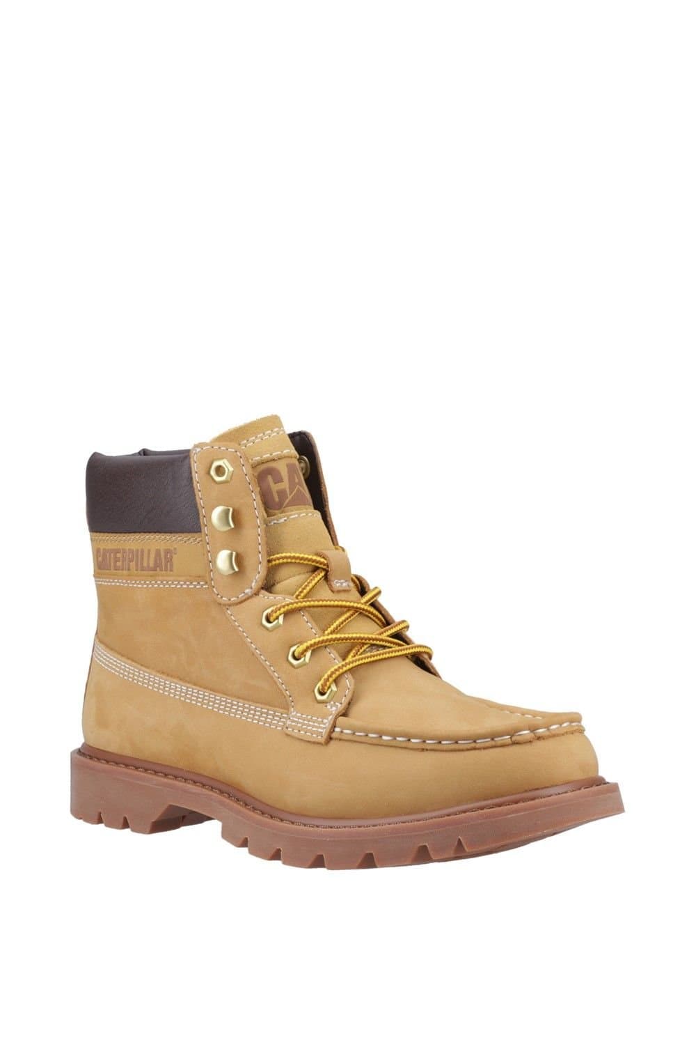 CAT Lifestyle CAT Lifestyle Light Tan Moc Toe Boots