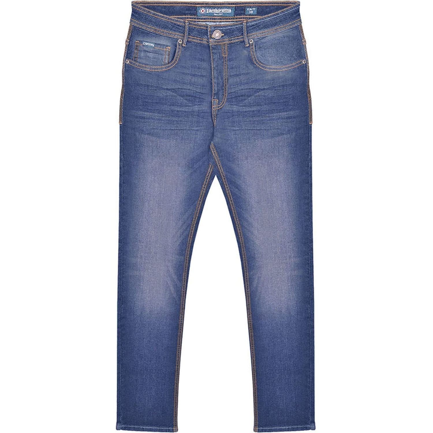 Lambretta Lambretta Men's Stafford Slim Jeans in Mid Blue