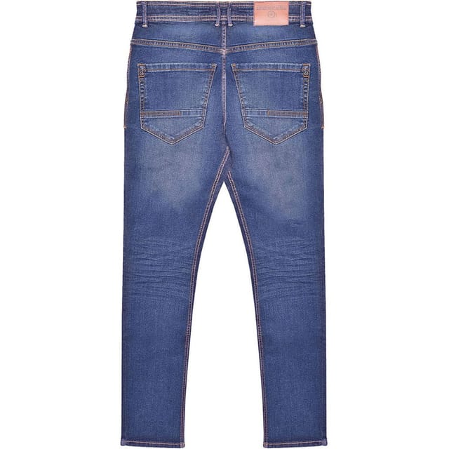 Lambretta Lambretta Men's Stafford Slim Jeans in Mid Blue - 2