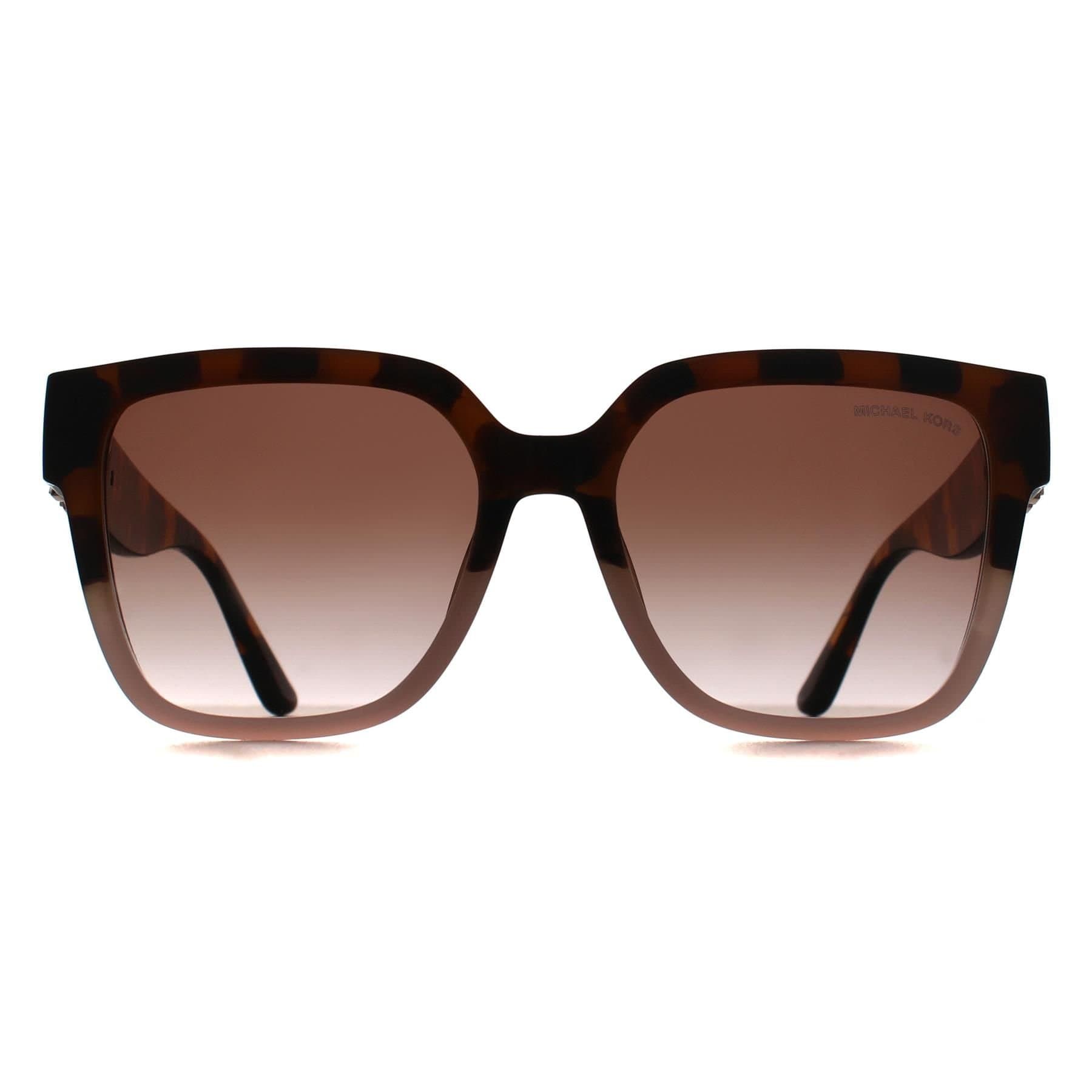 Michael Kors Michael Kors Women's Square Tortoise Brown Pink Gradient MK2170U